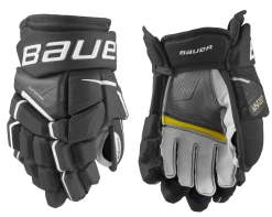 Bauer Supreme Ultrasonic Junior Hockey Gloves -Hockey Equipment Store 1058650 BKW 053b2a7c ac75 4c5e a28c b21601da8d24