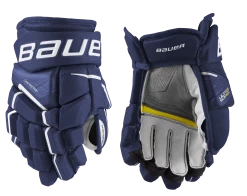 Bauer Supreme Ultrasonic Junior Hockey Gloves -Hockey Equipment Store 1058650 NAV