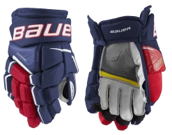 Bauer Supreme Ultrasonic Junior Hockey Gloves -Hockey Equipment Store 1058650 NVR