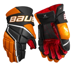 Bauer Vapor 3X Intermediate Hockey Gloves -Hockey Equipment Store 3X SR FRONT BKO2 4e48049e 817e 48ce ac51 dfca4a10759a
