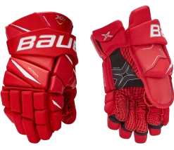 Bauer Vapor X2.9 Junior Hockey Gloves -Hockey Equipment Store 660312 RED 01