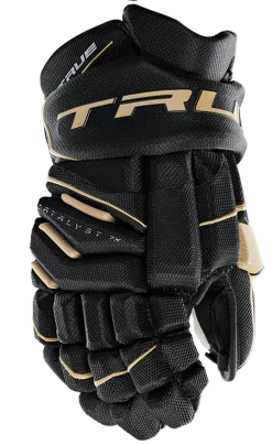 True Hockey True Catalyst 7X Senior Hockey Gloves -Hockey Equipment Store CT7xGlove Black Gold