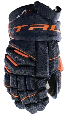 True Hockey True Catalyst 7X Junior Hockey Gloves -Hockey Equipment Store CT7xGlove Navy Orange 1