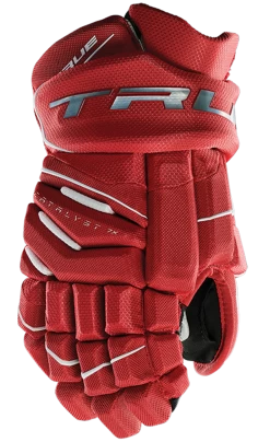 True Hockey True Catalyst 7X Junior Hockey Gloves -Hockey Equipment Store CT7xGlove Red