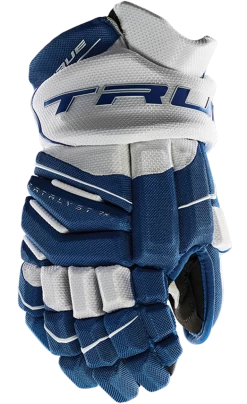 True Hockey True Catalyst 7X Junior Hockey Gloves -Hockey Equipment Store CT7xGlove Royal White