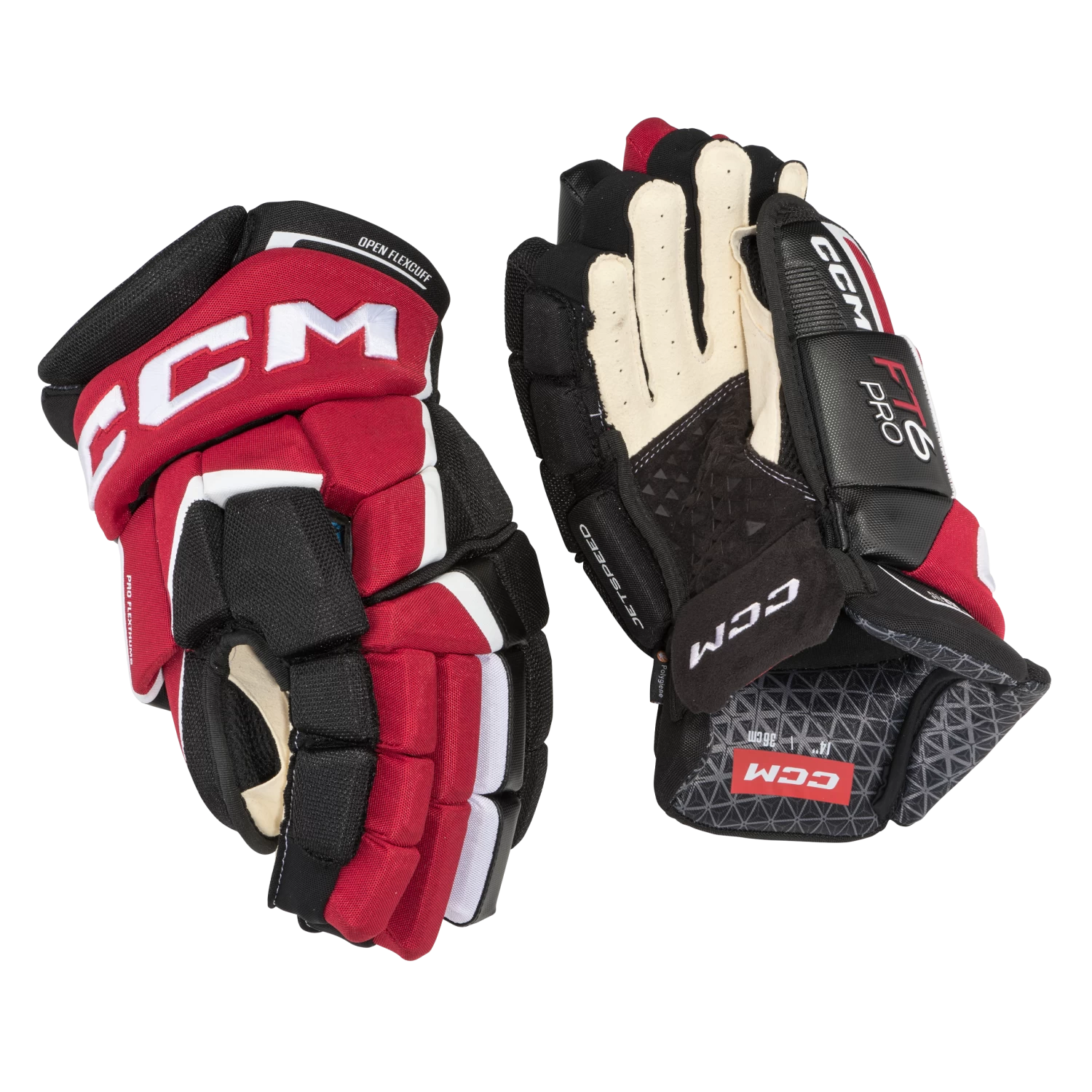 CCM JetSpeed FT6 Pro Junior Hockey Gloves 5 CCM JetSpeed FT6 Pro Junior Hockey Gloves - Image 3