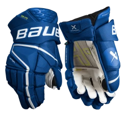 Bauer Vapor Hyperlite Senior Hockey Gloves -Hockey Equipment Store HYPERLITE SR FRONT BLU2 1