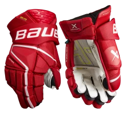 Bauer Vapor Hyperlite Senior Hockey Gloves -Hockey Equipment Store HYPERLITE SR FRONT RED2png