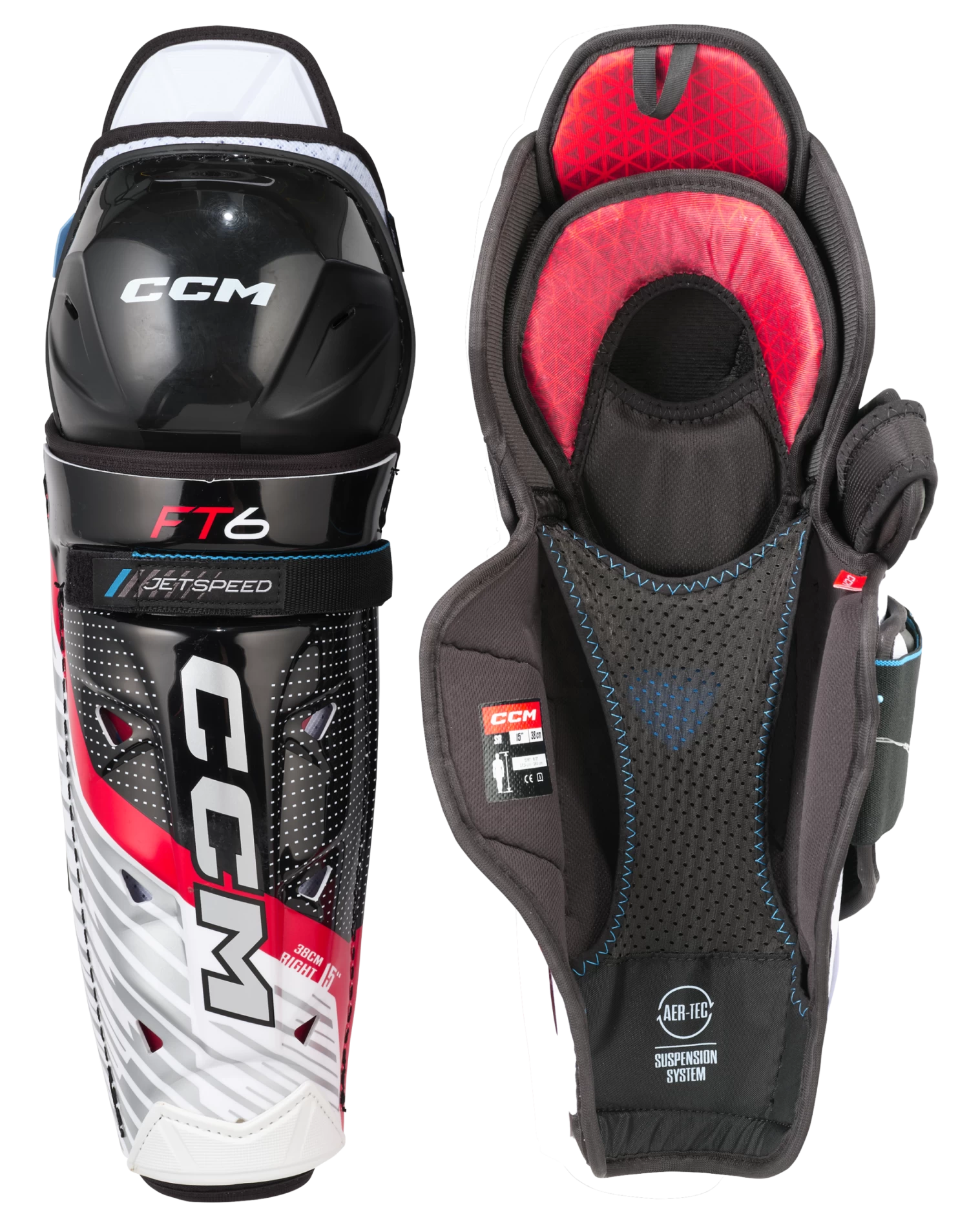CCM JetSpeed FT6 Junior Shin Guards 3 CCM JetSpeed FT6 Junior Shin Guards