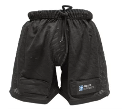 Blue Sports Jock Pro Shorts With Cup And Velcro Junior