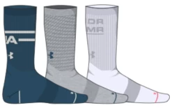 Under Armour Phenom Graphic Crew Senior Socks (3-Pack)